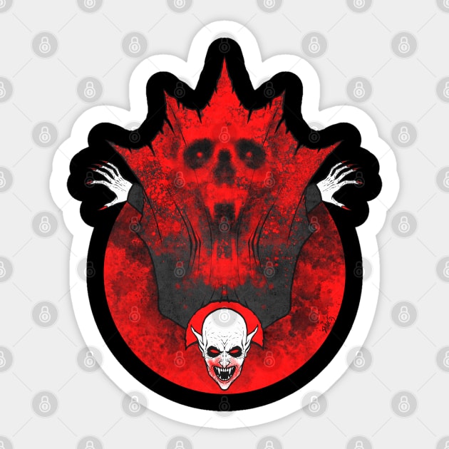 FrightFall2023: BLOOD SUCKER Sticker by Chad Savage